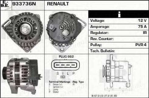 EDR 933736N - Alternator www.molydon.hr