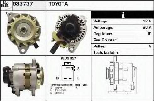 EDR 933737 - Alternator www.molydon.hr