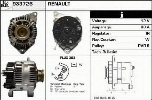 EDR 933726 - Alternator www.molydon.hr