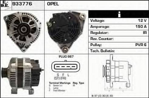 EDR 933776 - Alternator www.molydon.hr