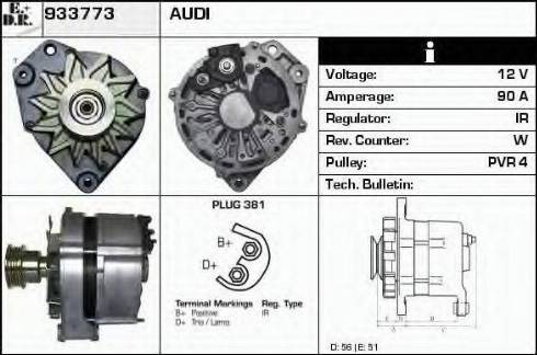 EDR 933773 - Alternator www.molydon.hr