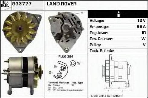 EDR 933777 - Alternator www.molydon.hr