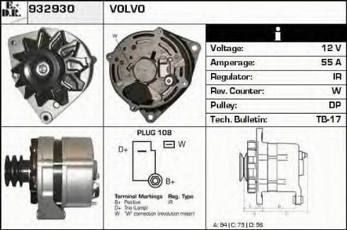 EDR 932930 - Alternator www.molydon.hr