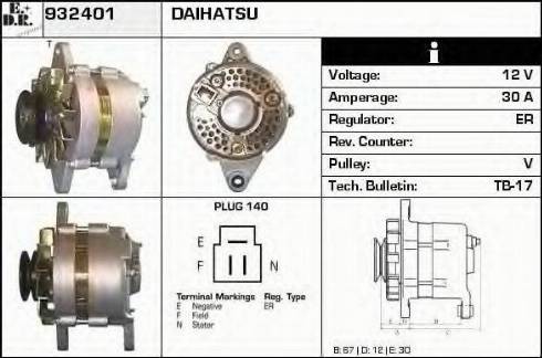 EDR 932401 - Alternator www.molydon.hr