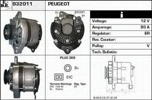 EDR 932011 - Alternator www.molydon.hr