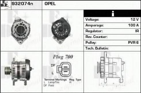 EDR 932074N - Alternator www.molydon.hr