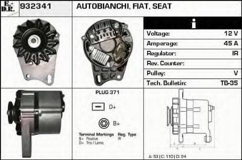 EDR 932341 - Alternator www.molydon.hr