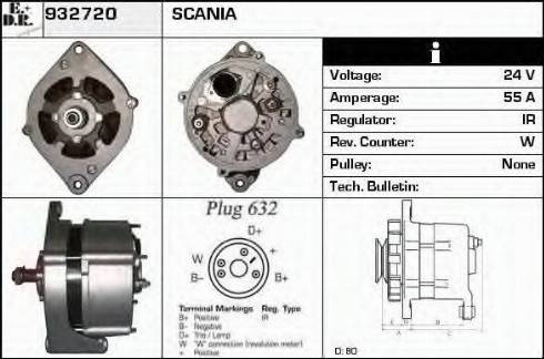 EDR 932720 - Alternator www.molydon.hr