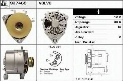 EDR 937460 - Alternator www.molydon.hr