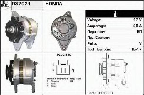 EDR 937021 - Alternator www.molydon.hr