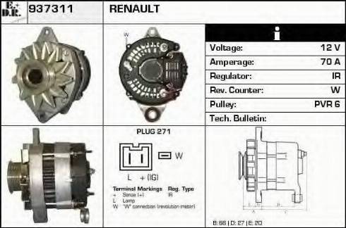 EDR 937311 - Alternator www.molydon.hr