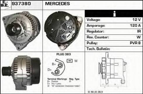 EDR 937380 - Alternator www.molydon.hr