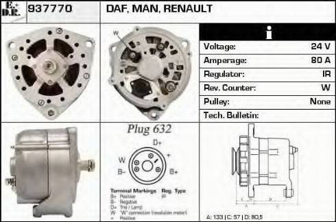 EDR 937770 - Alternator www.molydon.hr