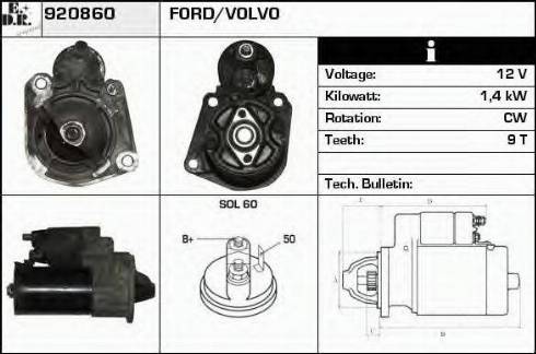 EDR 920860 - Starter www.molydon.hr