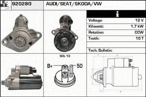 EDR 920280 - Starter www.molydon.hr