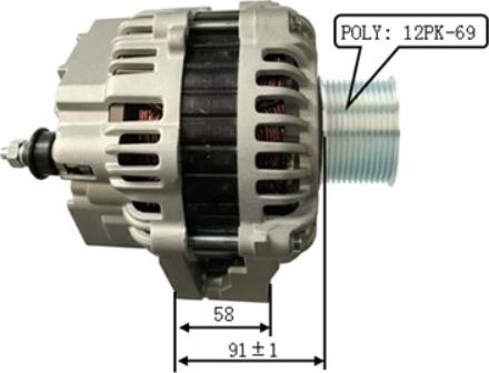 EDR 19094508 - Alternator www.molydon.hr