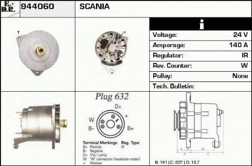 EDR 19092704 - Alternator www.molydon.hr