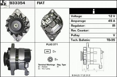 EDR WA14465 - Alternator www.molydon.hr