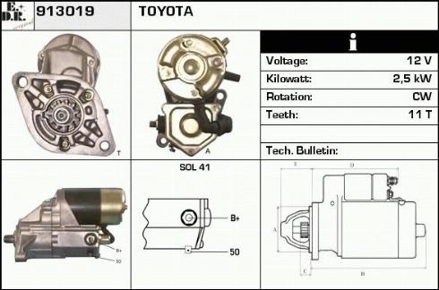 EDR WS34120 - Starter www.molydon.hr