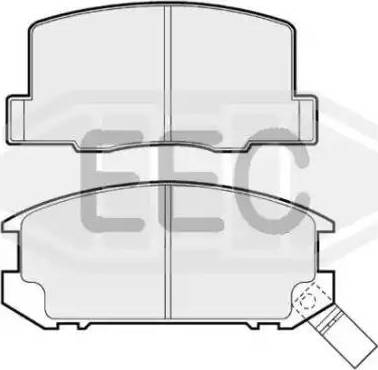 EEC BRP0499 - Komplet Pločica, disk-kočnica www.molydon.hr