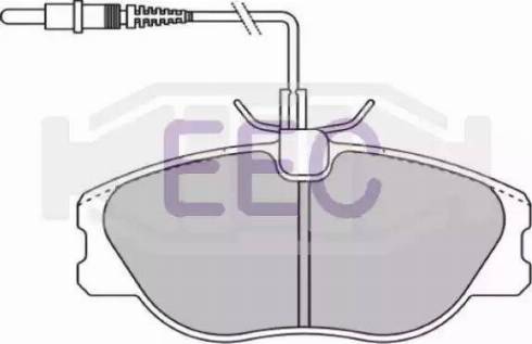 EEC BRP0898 - Komplet Pločica, disk-kočnica www.molydon.hr