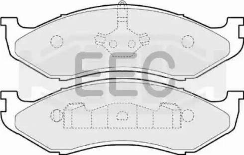 EEC BRP0852 - Komplet Pločica, disk-kočnica www.molydon.hr