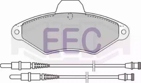 EEC BRP0803 - Komplet Pločica, disk-kočnica www.molydon.hr