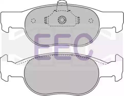 EEC BRP1051 - Komplet Pločica, disk-kočnica www.molydon.hr