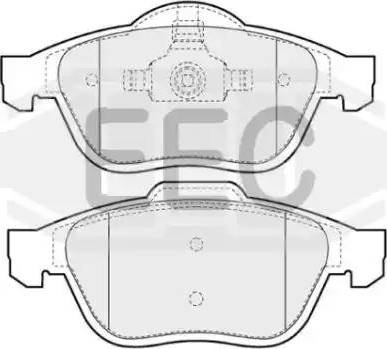 EEC BRP1186 - Komplet Pločica, disk-kočnica www.molydon.hr