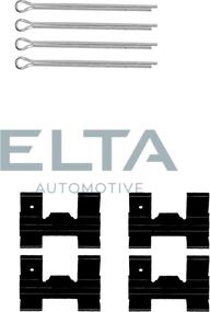 Elta Automotive EA8510 - Komplet pribora, Pločica disk kočnice www.molydon.hr