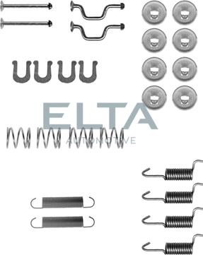 Elta Automotive EA8120 - Komplet pribora, kočione papuce rucne kočnice www.molydon.hr