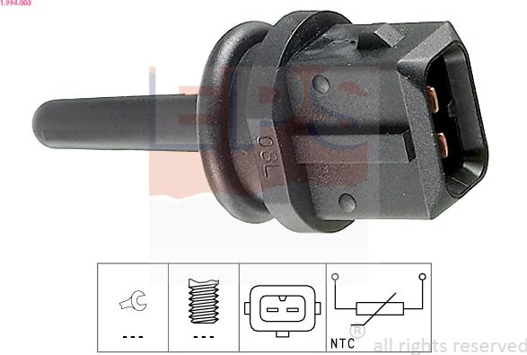 EPS 1.994.003 - Senzor, temperatura usisnog zraka www.molydon.hr