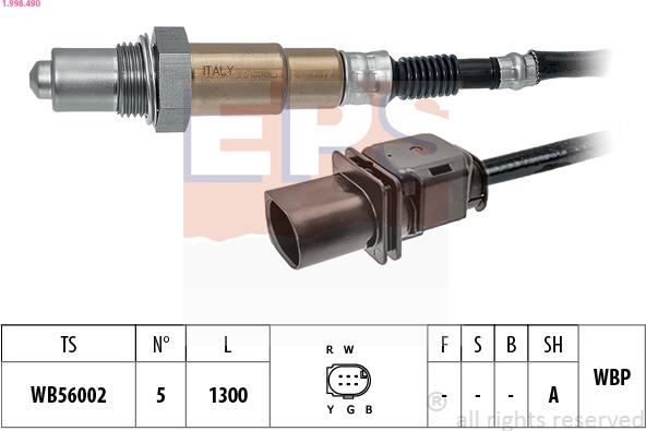 EPS 1.998.490 - Lambda-sonda www.molydon.hr