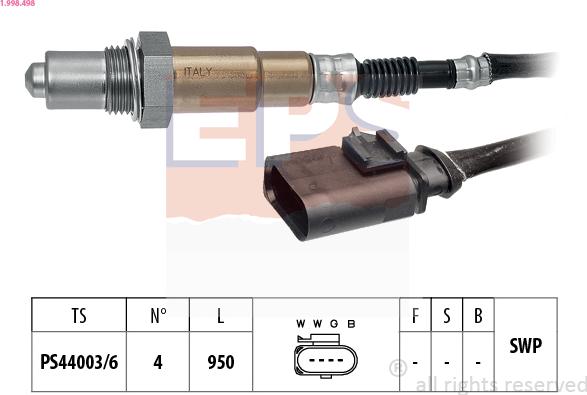 EPS 1.998.498 - Lambda-sonda www.molydon.hr