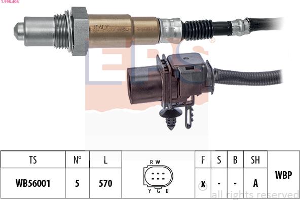 EPS 1.998.408 - Lambda-sonda www.molydon.hr