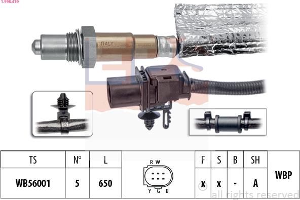 EPS 1.998.419 - Lambda-sonda www.molydon.hr