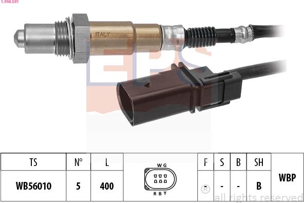 EPS 1.998.591 - Lambda-sonda www.molydon.hr