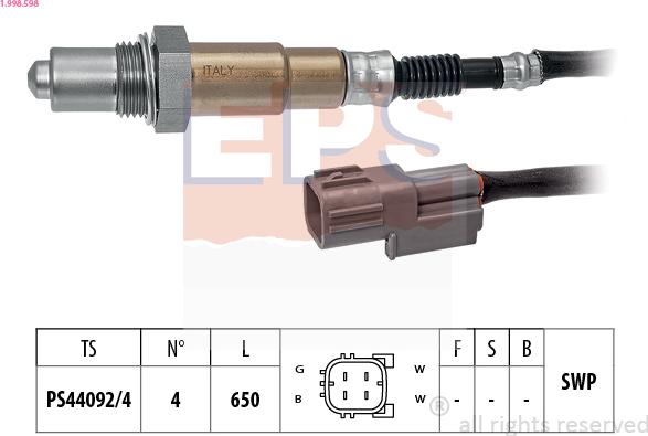 EPS 1.998.598 - Lambda-sonda www.molydon.hr