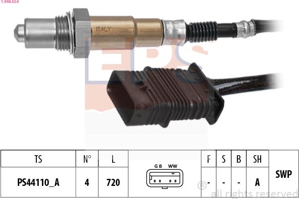 EPS 1.998.554 - Lambda-sonda www.molydon.hr