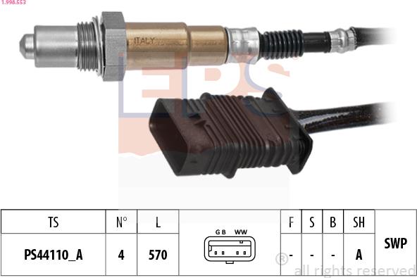 EPS 1.998.553 - Lambda-sonda www.molydon.hr