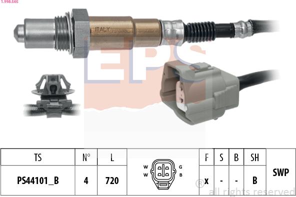 EPS 1.998.565 - Lambda-sonda www.molydon.hr