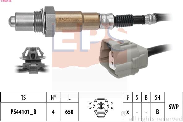 EPS 1.998.566 - Lambda-sonda www.molydon.hr