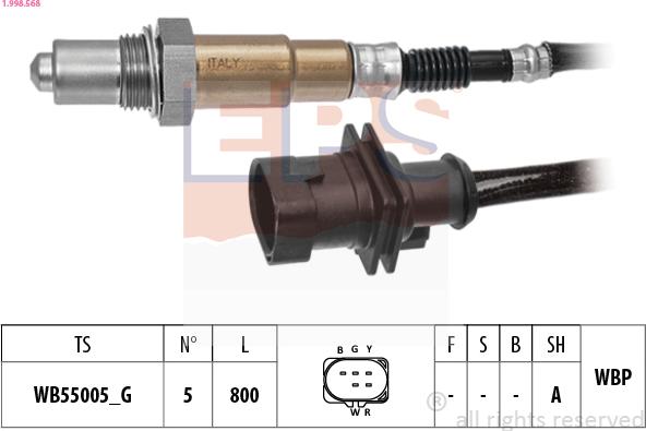 EPS 1.998.568 - Lambda-sonda www.molydon.hr