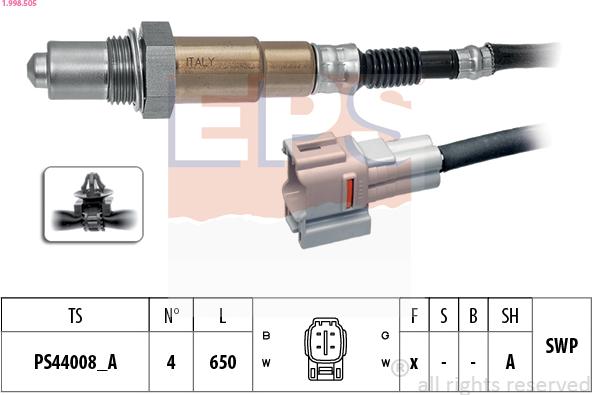 EPS 1.998.505 - Lambda-sonda www.molydon.hr