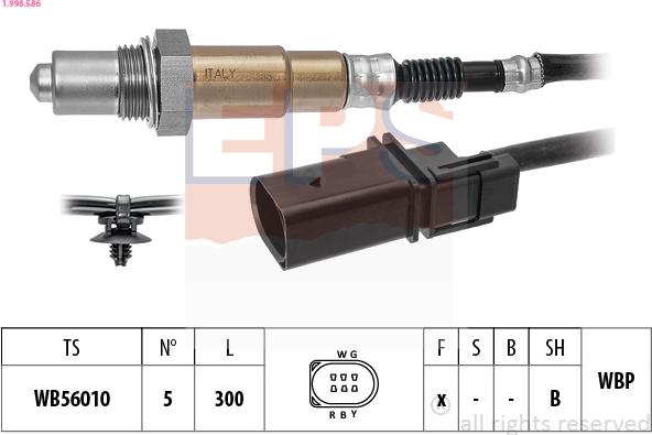 EPS 1.998.586 - Lambda-sonda www.molydon.hr