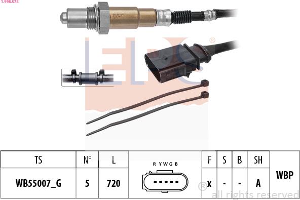 EPS 1.998.575 - Lambda-sonda www.molydon.hr