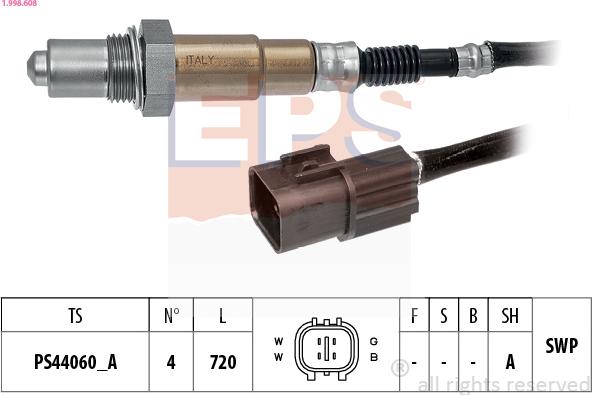 EPS 1.998.608 - Lambda-sonda www.molydon.hr