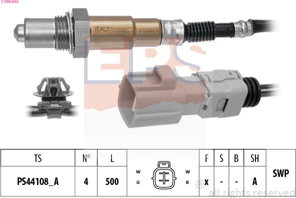 EPS 1.998.602 - Lambda-sonda www.molydon.hr