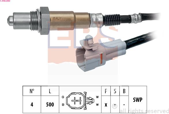 EPS 1.998.090 - Lambda-sonda www.molydon.hr