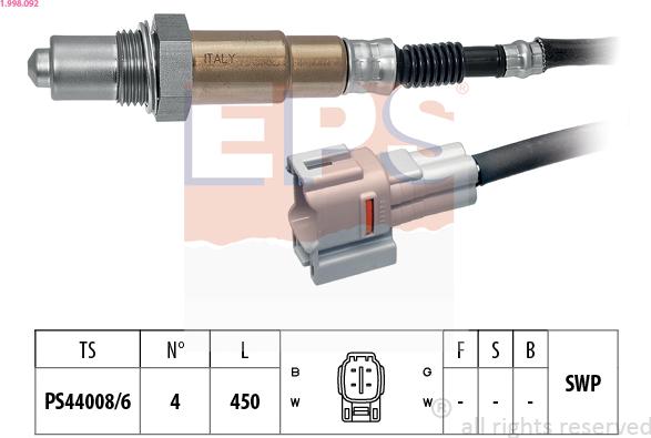 EPS 1.998.092 - Lambda-sonda www.molydon.hr